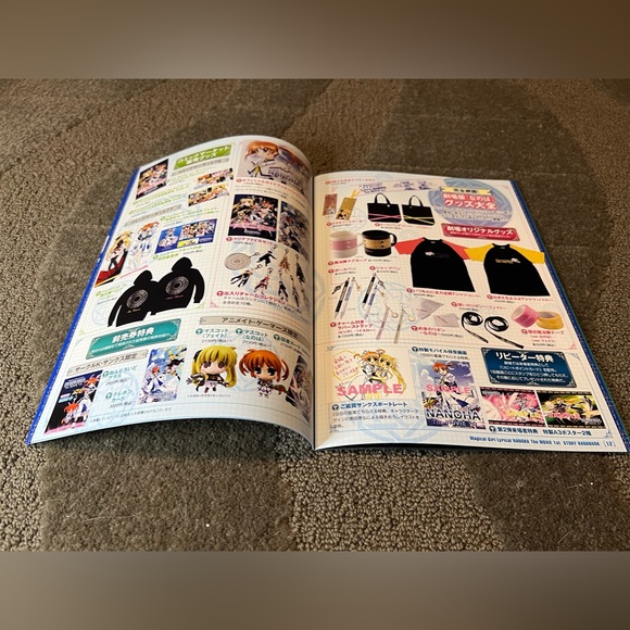 Magical Girl Lyrical Nanoha The Movie 1st Pamphlet Japanese Anime Japan Flyer - Picture 8 of 9